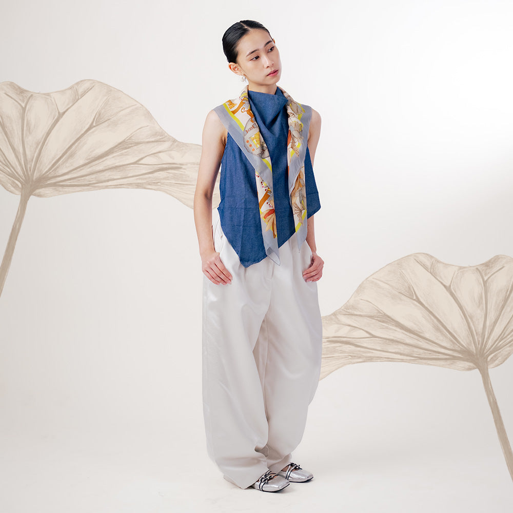 âmes for Yayasan Humanisti — Scarf 90 in TENCEL™ Lyocell, Limited Edition