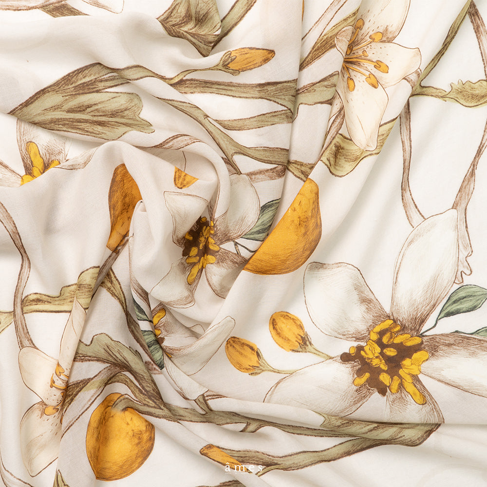 ames et sens Scarf 90 in Lyocell L'orangerie - Carré 90 en Lyocell âmes amesetsens