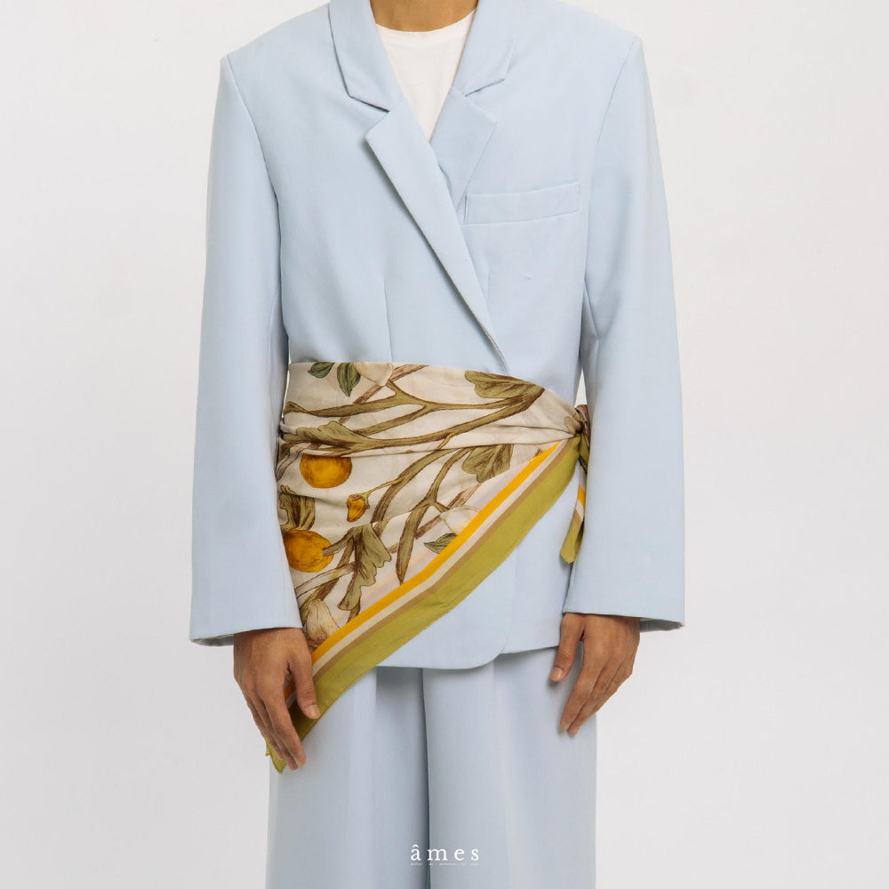 ames et sens Scarf 90 in Lyocell L'orangerie - Carré 90 en Lyocell âmes amesetsens