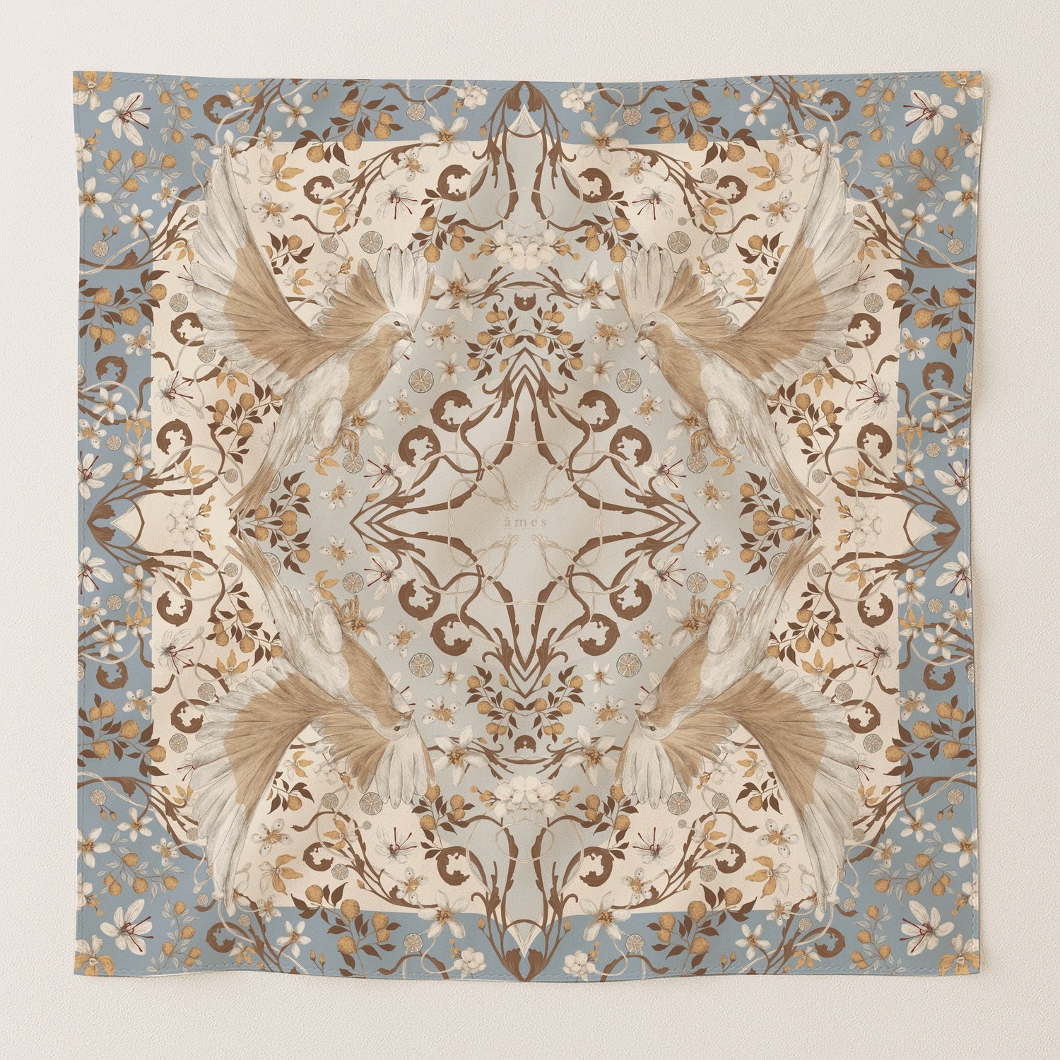 Bleu — Scarf 90 in TENCEL™ Lyocell