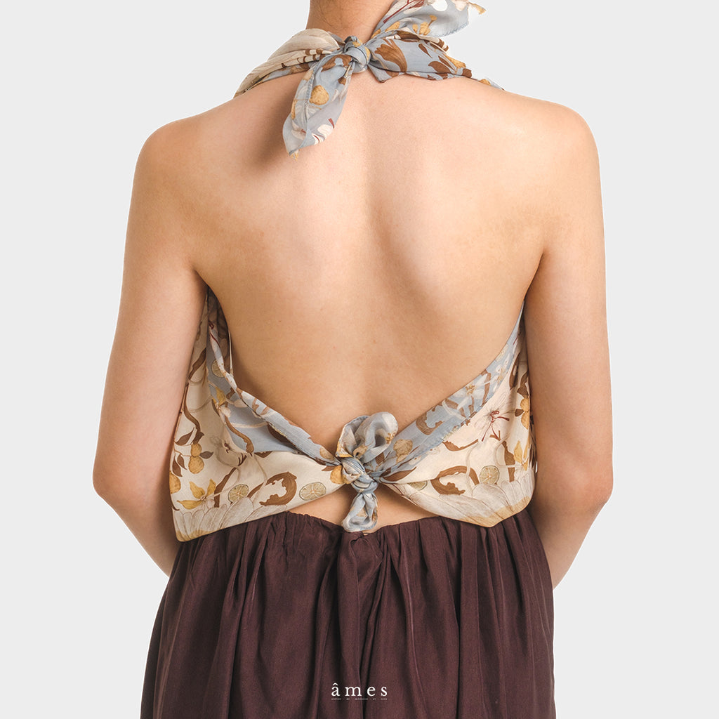 Bleu — Scarf 90 in TENCEL™ Lyocell