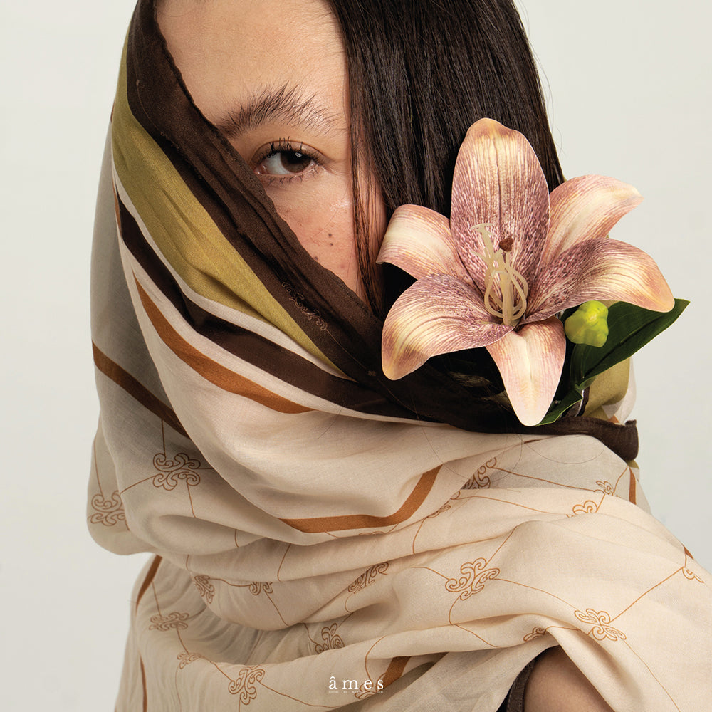 ames et sens Scarf 90 in Lyocell Ame Nue - Carré 90 en Lyocell âmes amesetsens