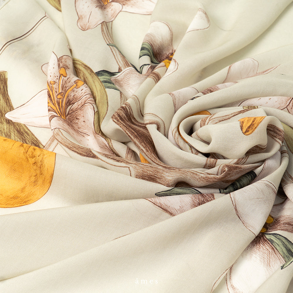 ames et sens Scarf 90 in Lyocell Branchettes - Carré 90 en Lyocell âmes amesetsens